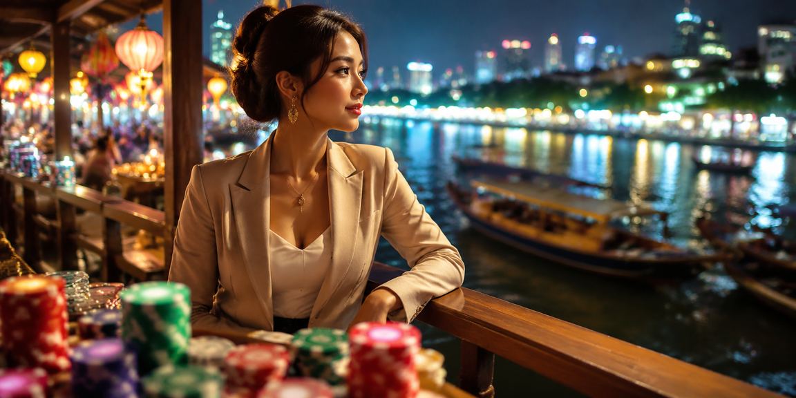 Người chơi slot game tại chợ đêm vùng đồng bằng sông Cửu Long