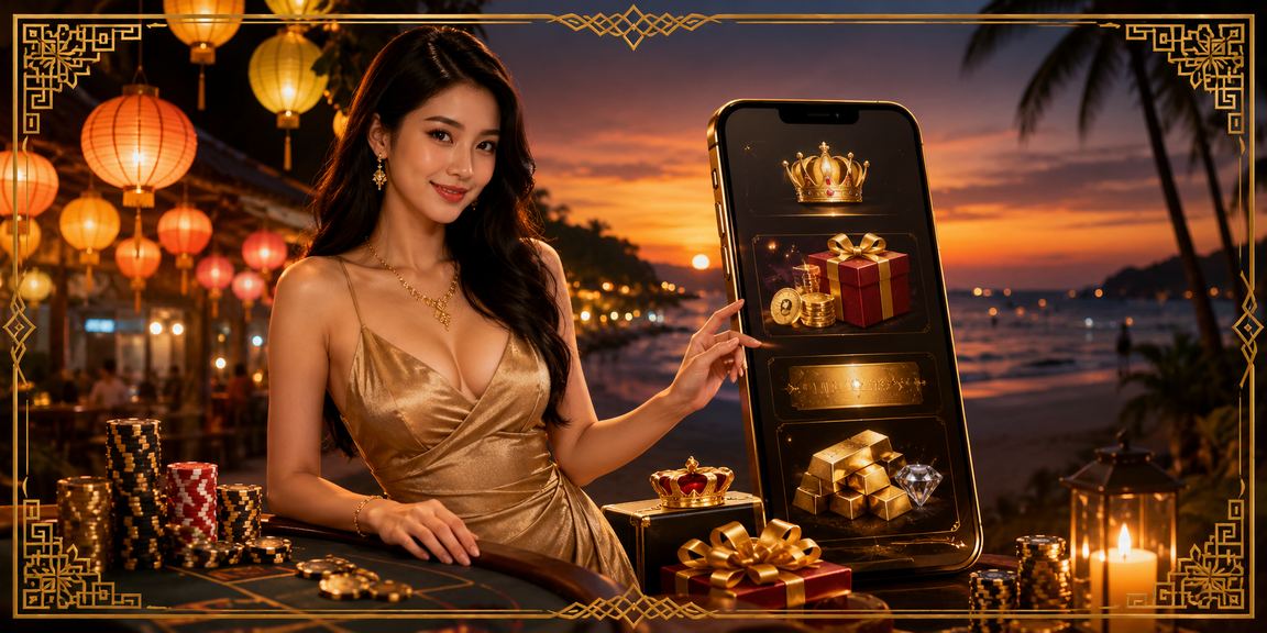 Người chơi VIP tại chợ đêm Phú Quốc trải nghiệm nền tảng giải trí trực tuyến